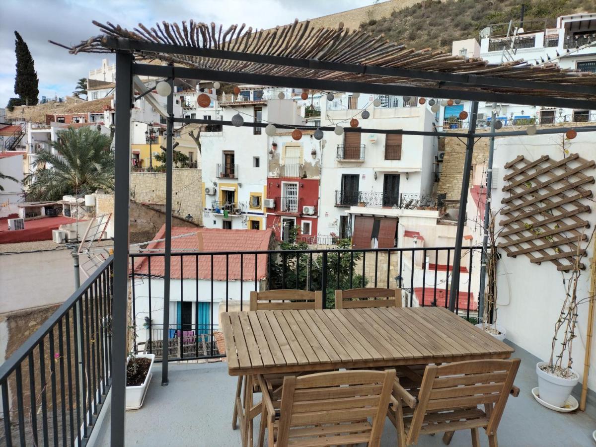 Private Terrace-Romantic-Sea, Castle Views-Central Alicante Exterior foto